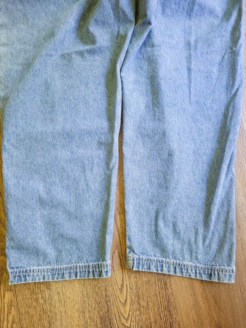 St. John's Bay Bib Overalls Womens Size 18 Blue Denim Retro Vintage Y2K Workwear - Picture 6 of 16
